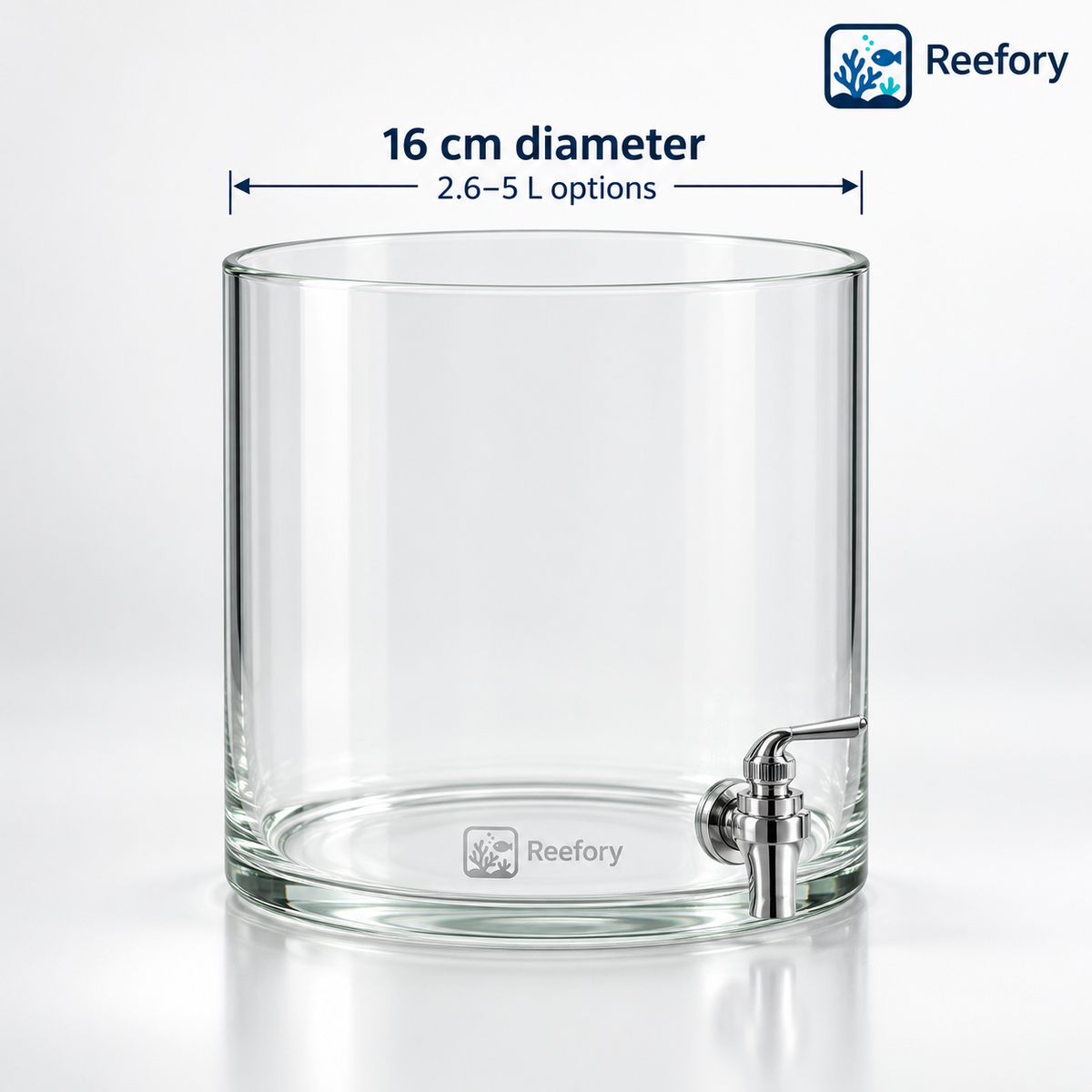 Cylinder Glass Aquarium - image 1